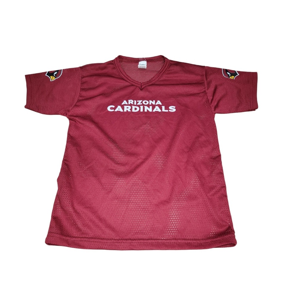 Franklin Arizona Cardinals Jersey Youth Medium 100%‎ Polyester Mesh